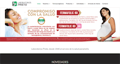 Desktop Screenshot of laboratoriosprieto.com